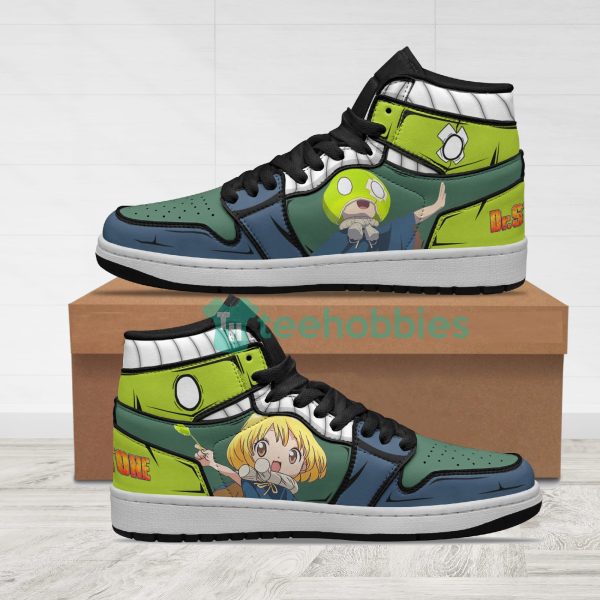suika anime custom dr. stone air jordan hightop shoes 1 qE4cK 600x600px Suika Anime Custom Dr. Stone Air Jordan Hightop Shoes