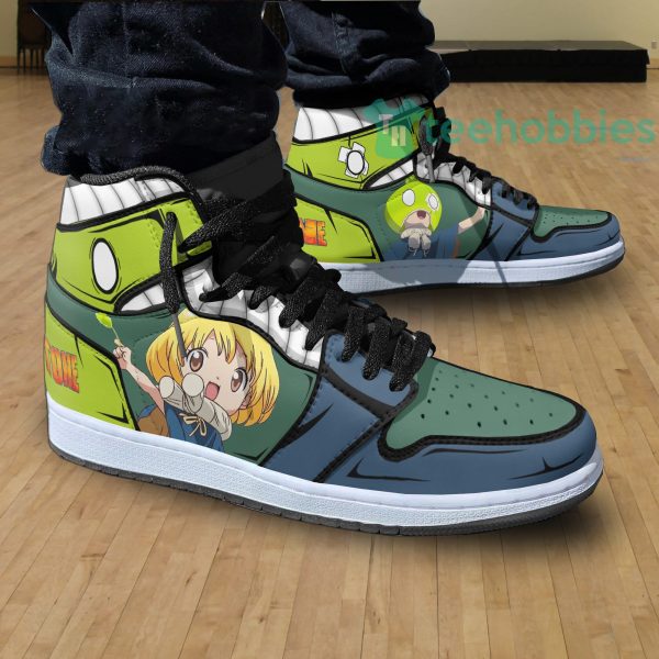 suika anime custom dr. stone air jordan hightop shoes 4 EKYwk 600x600px Suika Anime Custom Dr. Stone Air Jordan Hightop Shoes