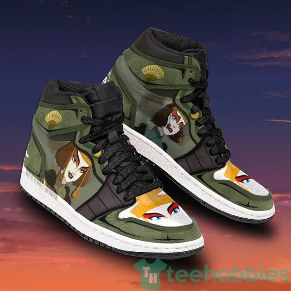 suki custom avatar the last airbender anime air jordan hightop shoes 2 ajPE6 600x600px Suki Custom Avatar The Last Airbender Anime Air Jordan Hightop Shoes