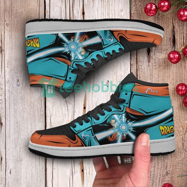super saiyan blue goku custom dragon ball anime air jordan hightop shoes 4 aXmoO 600x600px Super Saiyan Blue Goku Custom Dragon Ball Anime Air Jordan Hightop Shoes