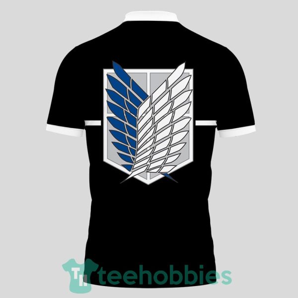 survey corps custom attack on titan anime black polo shirt for men and women 3 37gUN 600x600px Survey Corps Custom Attack On Titan Anime Black Polo Shirt For Men And Women