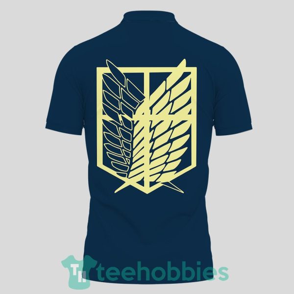 survey corps custom attack on titan anime navy polo shirt for men and women 3 8m0Kz 600x600px Survey Corps Custom Attack On Titan Anime Navy Polo Shirt For Men And Women