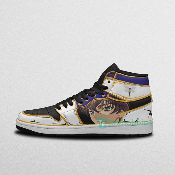 suzaku kururugi custom code geass anime air jordan hightop shoes 3 bP2F0 600x600px Suzaku Kururugi Custom Code Geass Anime Air Jordan Hightop Shoes