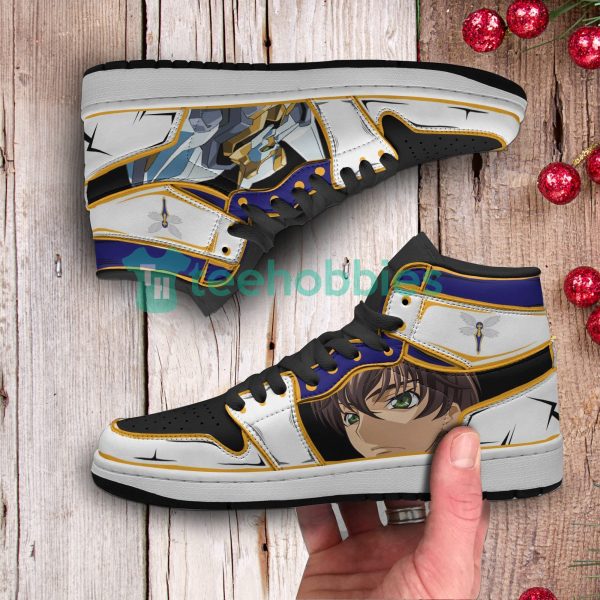 suzaku kururugi custom code geass anime air jordan hightop shoes 4 EGVSr 600x600px Suzaku Kururugi Custom Code Geass Anime Air Jordan Hightop Shoes