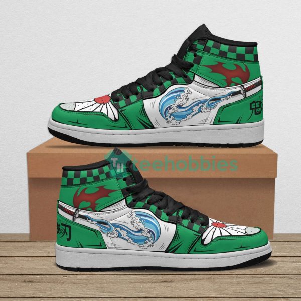 tanjiro cosplay anime costume water breathing air jordan hightop shoes 1 DuviC 600x600px Tanjiro Cosplay Anime Costume Water Breathing Air Jordan Hightop Shoes