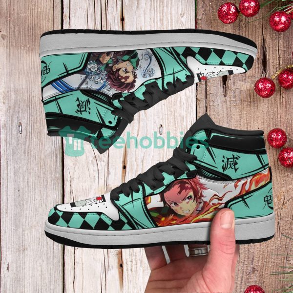 tanjiro fans custom demon slayers sun and water air jordan hightop shoes 3 1MX8R 600x600px Tanjiro Fans Custom Demon Slayers Sun and Water Air Jordan Hightop Shoes
