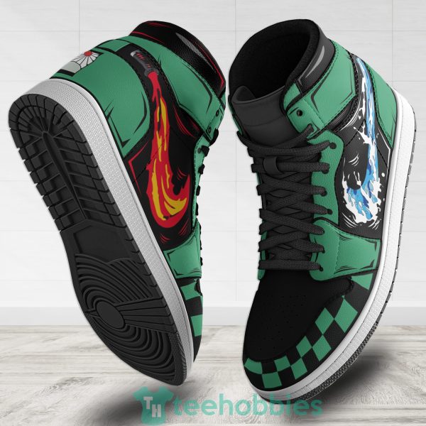 tanjiro kamado anime custom demon slayer air jordan hightop shoes 2 qBCCh 600x600px Tanjiro Kamado Anime Custom Demon Slayer Air Jordan Hightop Shoes