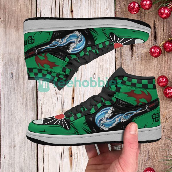 tanjiro kamado demon slayer anime air jordan hightop shoes 4 fiNfZ 600x600px Tanjiro Kamado Demon Slayer Anime Air Jordan Hightop Shoes