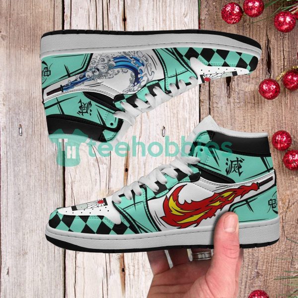tanjiro shoes air jordan hightop shoes demon slayer anime 2 dNKP3 600x600px Tanjiro Shoes Air Jordan Hightop Shoes Demon Slayer Anime