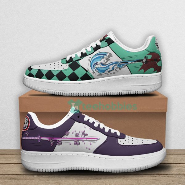 tanjiro x kanao custom demon slayer anime for fans air force shoes 1 WiDDL 600x600px Tanjiro x Kanao Custom Demon Slayer Anime For Fans Air Force Shoes