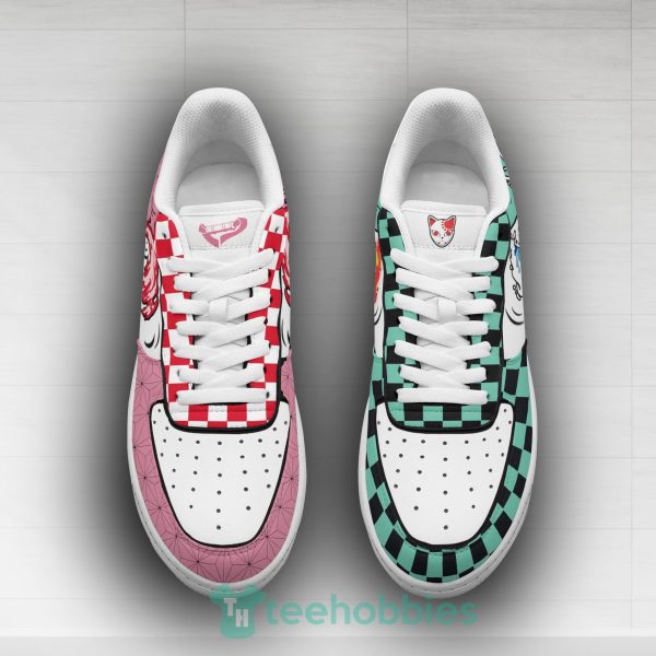 tanjiro x nezuko custom anime demon slayer air force shoes 3 ejopF 600x600px Tanjiro x Nezuko Custom Anime Demon Slayer Air Force Shoes
