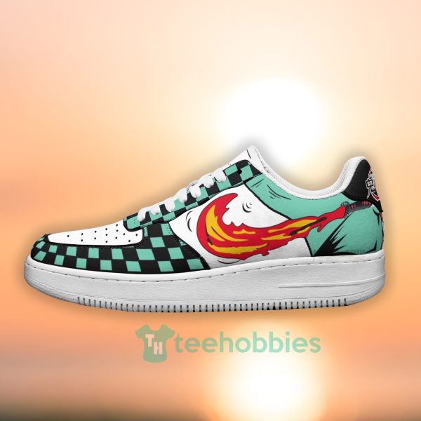 tanjiro x rengoku custom demon slayer anime air force shoes 4 K9Uet 600x600px Tanjiro x Rengoku Custom Demon Slayer Anime Air Force Shoes