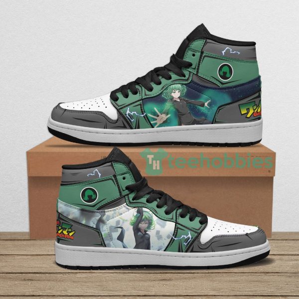 tatsumaki custom one punch man anime air jordan hightop shoes 1 aBOZn 600x600px Tatsumaki Custom One Punch Man Anime Air Jordan Hightop Shoes