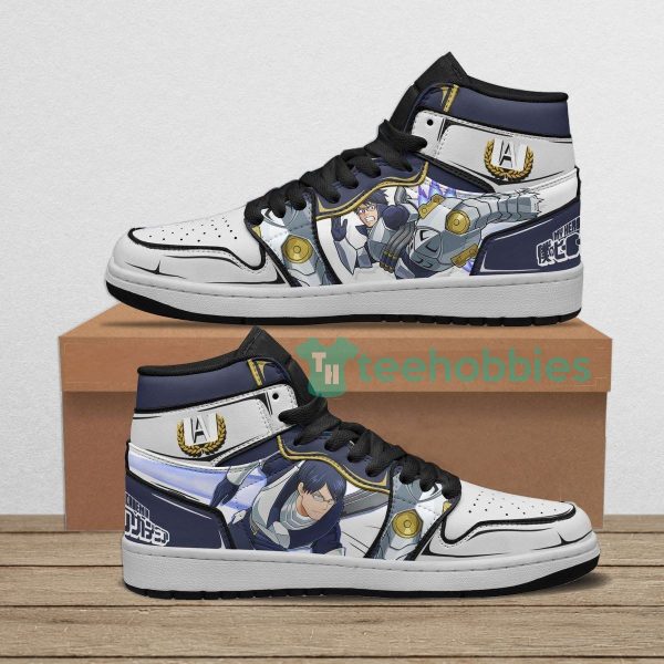 tenya iida custom my hero academia anime air jordan hightop shoes 1 Ksoov 600x600px Tenya Iida Custom My Hero Academia Anime Air Jordan Hightop Shoes