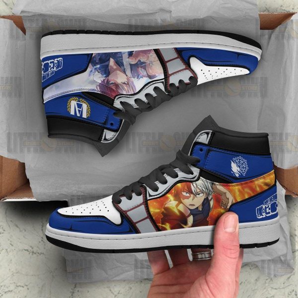 todoroki my hero academia custom anime air jordan hightop shoes 2 ACjg3 600x600px Todoroki My Hero Academia Custom Anime Air Jordan Hightop Shoes
