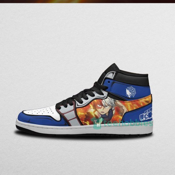 todoroki my hero academia custom anime air jordan hightop shoes 3 kv8BX 600x600px Todoroki My Hero Academia Custom Anime Air Jordan Hightop Shoes