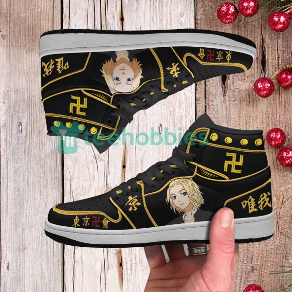 tokyo revengers manjiro sano anime air jordan hightop shoes 3 Uxyia 600x600px Tokyo Revengers Manjiro Sano Anime Air Jordan Hightop Shoes