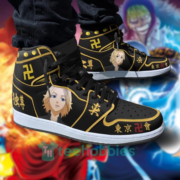 tokyo revengers manjiro sano anime air jordan hightop shoes 4 6KkHd 600x600px Tokyo Revengers Manjiro Sano Anime Air Jordan Hightop Shoes