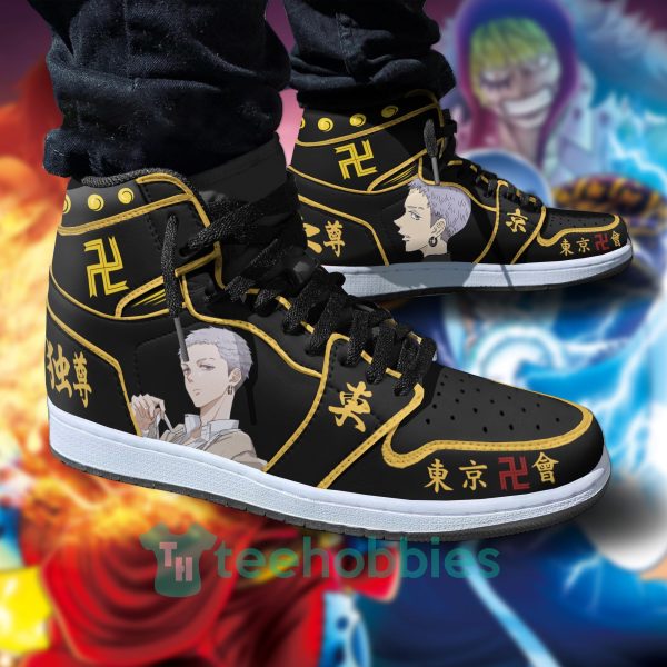 tokyo revengers takashi mitsuya anime air jordan hightop shoes 4 B8o9L 600x600px Tokyo Revengers Takashi Mitsuya Anime Air Jordan Hightop Shoes