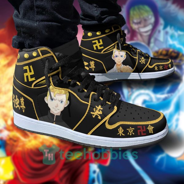 tokyo revengers takemichi hanagaki anime air jordan hightop shoes 4 KrkuB 600x600px Tokyo Revengers Takemichi Hanagaki Anime Air Jordan Hightop Shoes