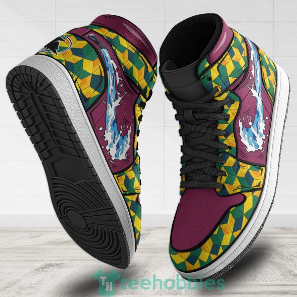 tomioka giyuu fans custom demon slayer anime air hightop shoes 2 idlTR 600x600px Tomioka Giyuu Fans Custom Demon Slayer Anime Air Hightop Shoes