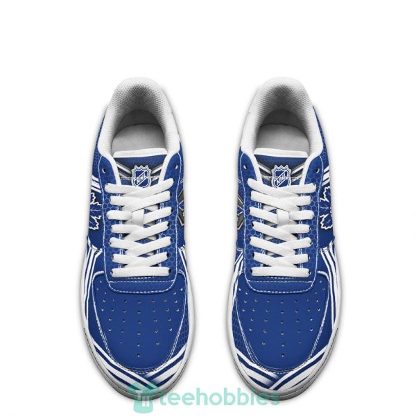 toronto maple leaves logo and striped style air force shoes for fans 2 Ry5bI 600x600px Toronto Maple Leaves Logo And Striped Style Air Force Shoes For Fans
