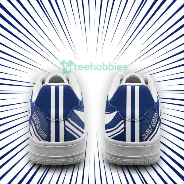 toronto maple leaves logo and striped style air force shoes for fans 3 qe9g0 600x600px Toronto Maple Leaves Logo And Striped Style Air Force Shoes For Fans