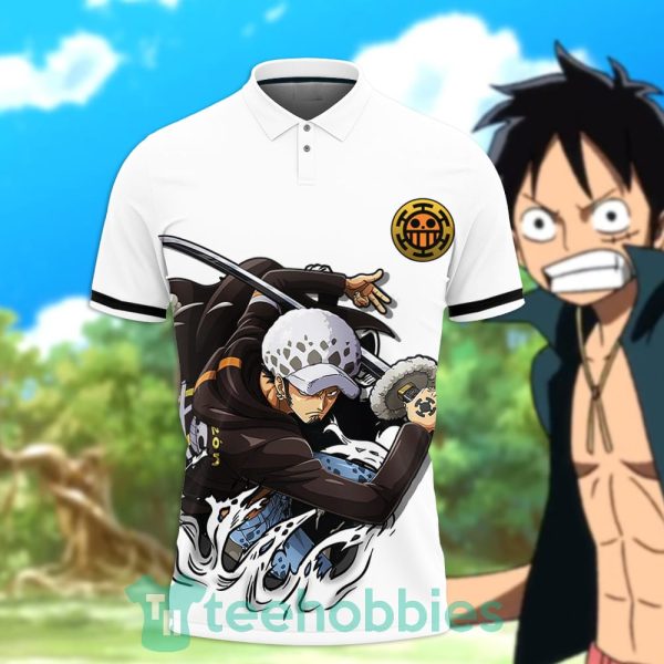 trafalgar law polo shirt custom anime one piece for anime fans 2 KXWNg 600x600px Trafalgar Law Polo Shirt Custom Anime One Piece For Anime Fans