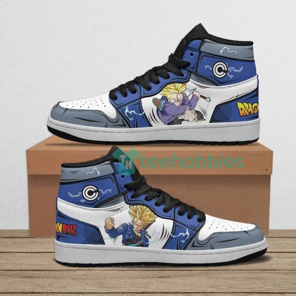 trunks anime super saiyan god custom air jordan hightop shoes 1 bYtSk 600x600px Trunks Anime Super Saiyan God Custom Air Jordan Hightop Shoes