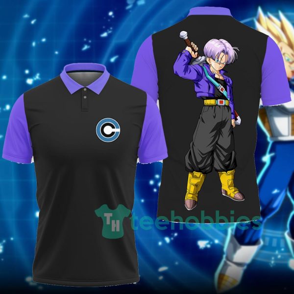 trunks dragon ball custom anime polo shirt best gift for fans 1 VBKQG 600x600px Trunks Dragon Ball Custom Anime Polo Shirt Best Gift For Fans