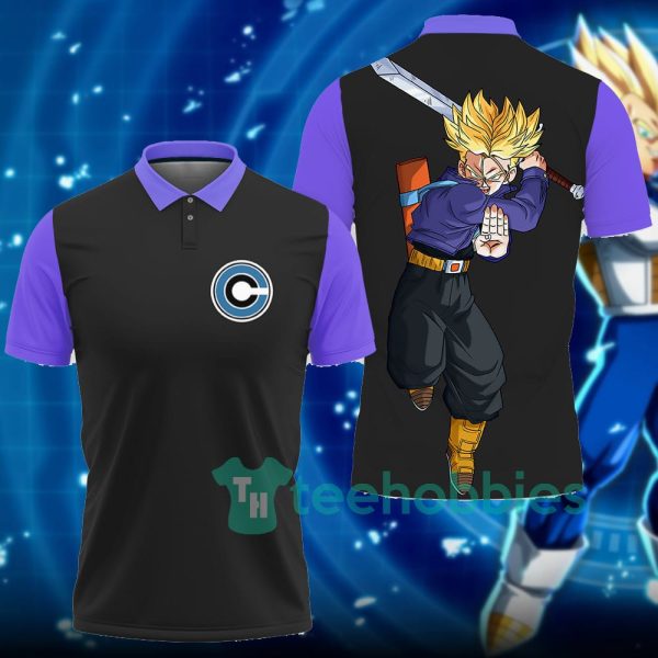 trunks super saiyan dragon ball custom anime polo shirt for fans 1 JwEoo 600x600px Trunks Super Saiyan Dragon Ball Custom Anime Polo Shirt For Fans