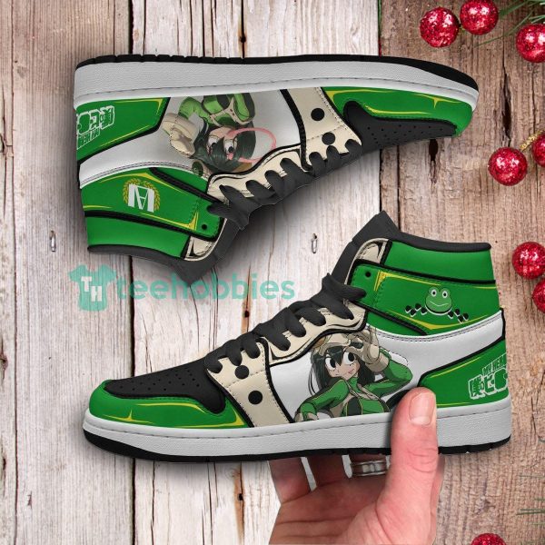 tsuyu asui custom my hero academia anime air jordan hightop shoes 2 1Stpl 600x600px Tsuyu Asui Custom My Hero Academia Anime Air Jordan Hightop Shoes