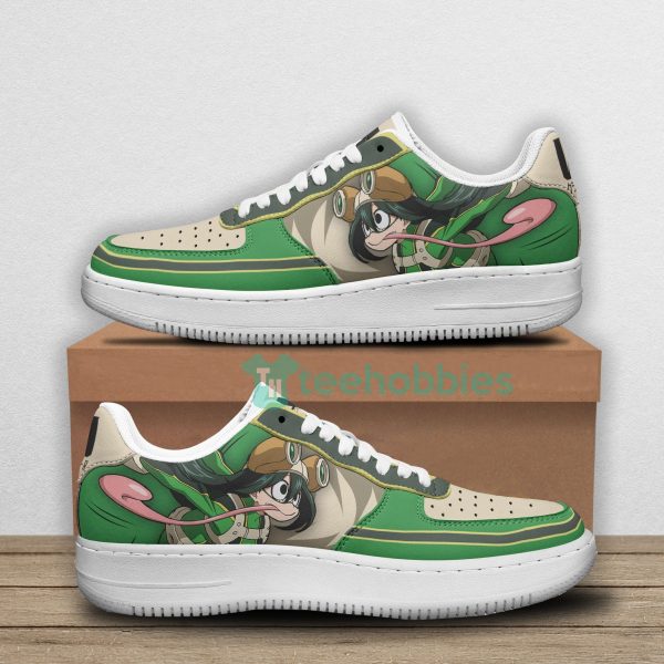 tsuyu asui custom my hero academia mha anime air force shoes 1 ze8xS 600x600px Tsuyu Asui Custom My Hero Academia MHA Anime Air Force Shoes