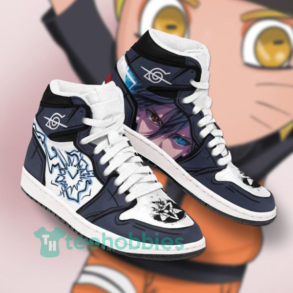 uchiha sasuke custom naruto anime air jordan hightop shoes 2 5Tbt6 600x600px Uchiha Sasuke Custom Naruto Anime Air Jordan Hightop Shoes
