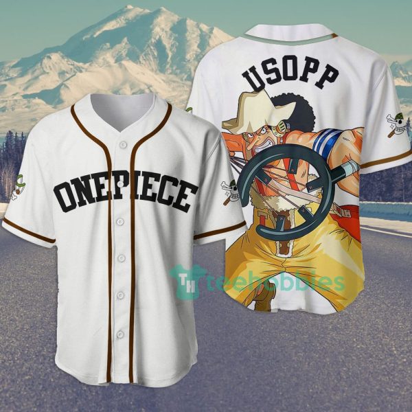 usopp one piece custom anime jersey baseball shirt for fans 1 yUCS5 600x600px Usopp One Piece Custom Anime Jersey Baseball Shirt For Fans