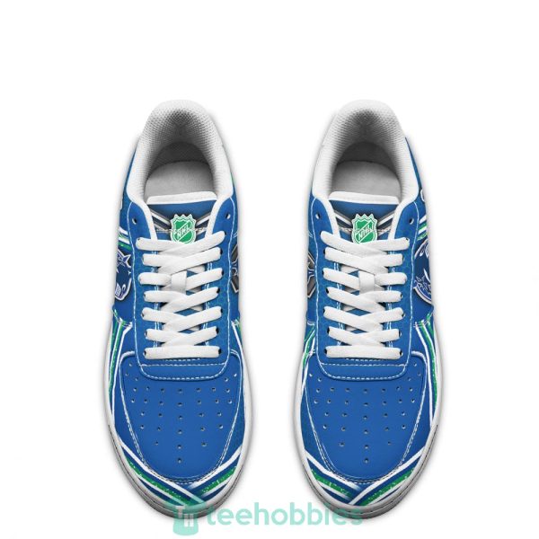 vancouver canucks logo and striped style air force shoes for fans 2 QwvoZ 600x600px Vancouver Canucks Logo And Striped Style Air Force Shoes For Fans