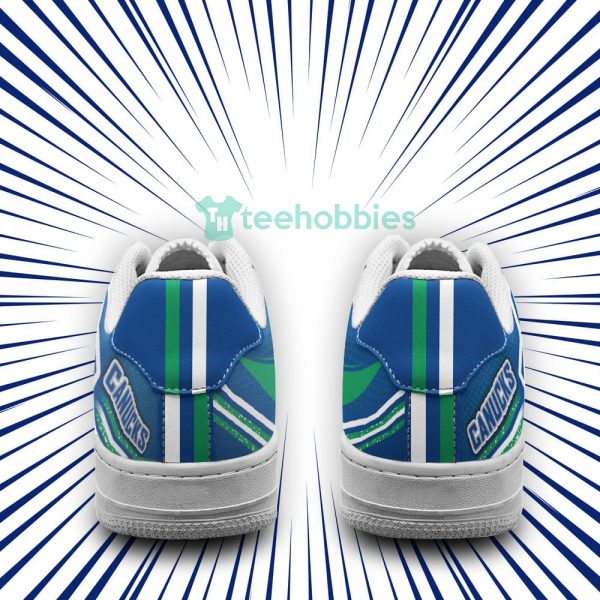 vancouver canucks logo and striped style air force shoes for fans 3 jpfKn 600x600px Vancouver Canucks Logo And Striped Style Air Force Shoes For Fans