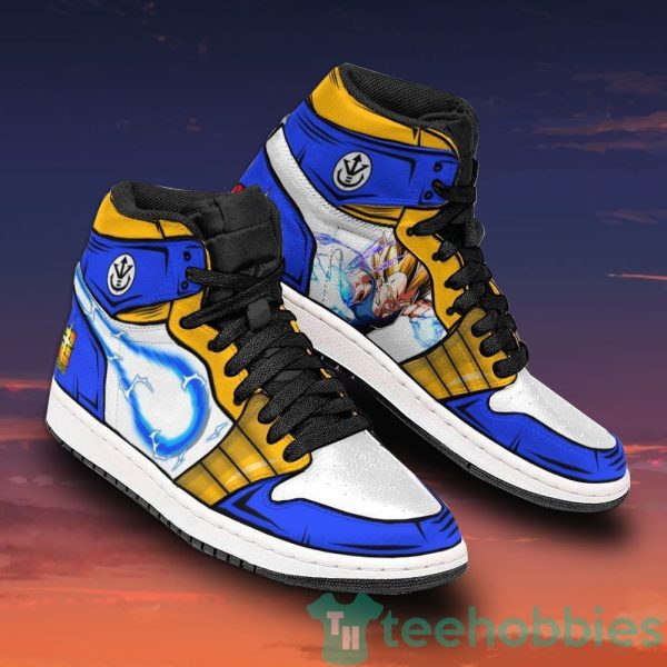 vegeta custom super saiyan dragon ball anime air jordan hightop shoes 2 NidNM 600x600px Vegeta Custom Super Saiyan Dragon Ball Anime Air Jordan Hightop Shoes