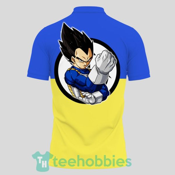 vegeta dragon ball blue and yellow custom anime polo shirt for fans 3 6au2Z 600x600px Vegeta Dragon Ball Blue And Yellow Custom Anime Polo Shirt For Fans