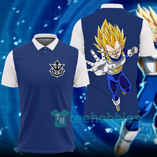 vegeta super saiyan dragon ball custom anime polo shirt for fans 1 RAySU 600x600px Vegeta Super Saiyan Dragon Ball Custom Anime Polo Shirt For Fans
