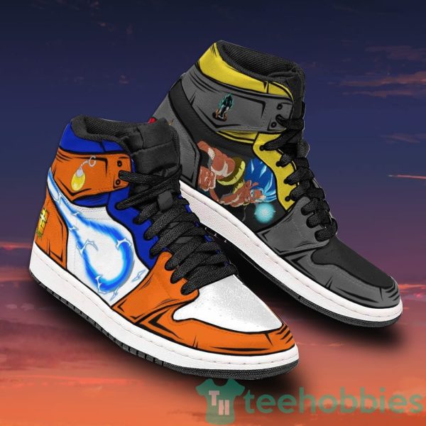 vegito x gogeta custom dragon ball anime air jordan hightop shoes 2 5ik1l 600x600px Vegito x Gogeta Custom Dragon Ball Anime Air Jordan Hightop Shoes