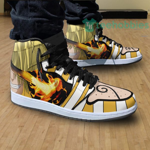 vinsmoke sanji wano arc custom one piece anime air hightop shoes 3 lNxlp 600x600px Vinsmoke Sanji Wano Arc Custom One Piece Anime Air Hightop Shoes