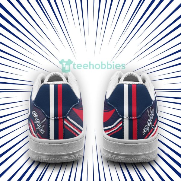 washington capitals logo and striped style air force shoes for fans 3 MlTia 600x600px Washington Capitals Logo And Striped Style Air Force Shoes For Fans