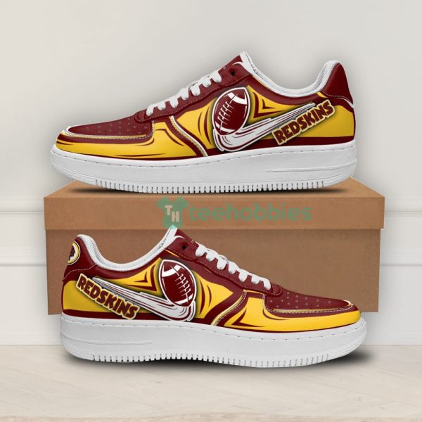 washington redskins custom ball air force shoes for fans 1 zi5LH 600x600px Washington Redskins Custom Ball Air Force Shoes For Fans