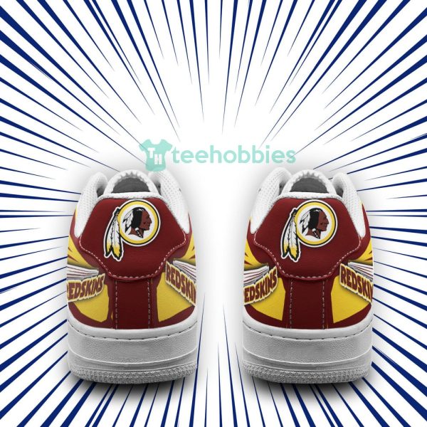 washington redskins custom ball air force shoes for fans 3 j8GZt 600x600px Washington Redskins Custom Ball Air Force Shoes For Fans