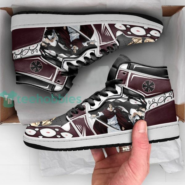 yhwach sneakers custom bleach manga air jordan hightop shoes 4 1msXu 600x600px Yhwach Sneakers Custom Bleach Manga Air Jordan Hightop Shoes