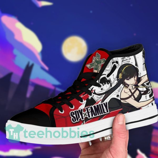 yor forger spy x family custom anime high top shoes 1 l6YE8 600x600px Yor Forger Spy X Family Custom Anime High Top Shoes