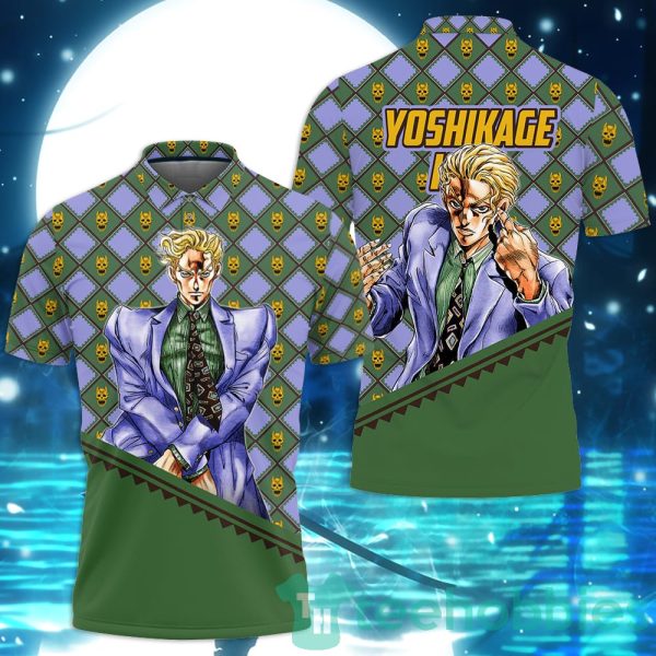 yoshikage kira jjba custom anime polo shirt for men and women 1 V9K9S 600x600px Yoshikage Kira JJBA Custom Anime Polo Shirt For Men And Women