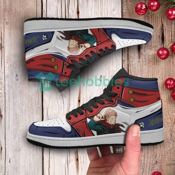 yuji itadori anime anime custom jujutsu kaisen air jordan hightop shoes 3 ElsrT 600x600px Yuji Itadori Anime Anime Custom Jujutsu Kaisen Air Jordan Hightop Shoes