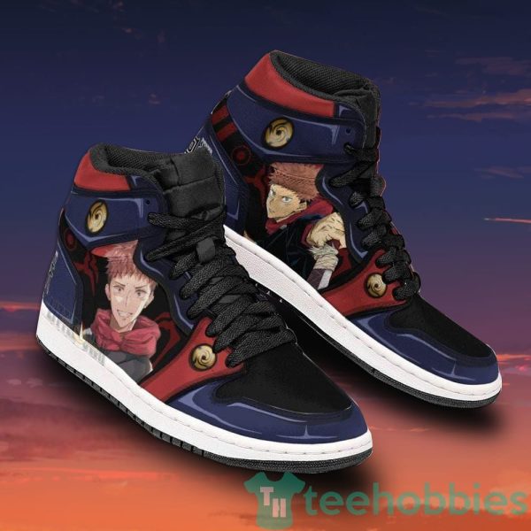 yuji itadori custom jujutsu kaisen anime air jordan hightop shoes 2 IghX2 600x600px Yuji Itadori Custom Jujutsu Kaisen Anime Air Jordan Hightop Shoes